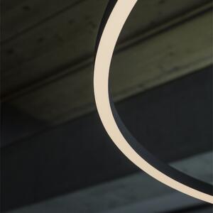 Ideal Lux LED Závěsné svítidlo Oracle slim round 4000k, Ø 50 Barva: Černá