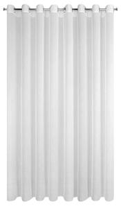 Bílá záclona na kroužcích REBECCA 400x250 cm