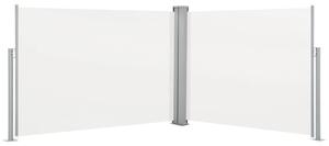 Zatahovací boční markýza / zástěna krémová 100 x 1000 cm