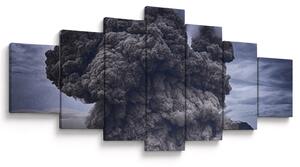 Obraz - Sopečná erupce (210x100 cm)