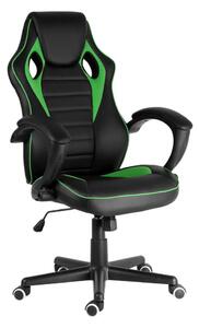 Herní židle NEOSEAT NS-015 TEX černo-zelená