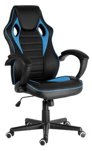 Herní židle NEOSEAT NS-015 černo-světle modrá