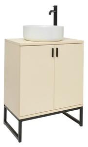 Koupelnová skříňka s umyvadlem Ceramia Easy 60x73x36 cm jasmín mat EASYUMDB8