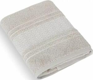 Froté ručník Mozaika 550 g/m2 - béžová (Poslední 2 kusy !!!)