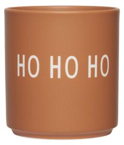 Porcelánový hrneček Brown HO HO HO 300 ml