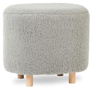 Podnožka ALDA šedá TEDDY BOUCLÉ ​​ALL 828800