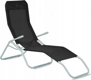 Lehátko Aga Siesta MC372171S černé