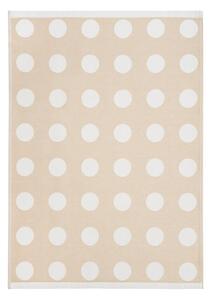 Utěrka DESIGN kolečka béžová 50 x 70 cm
