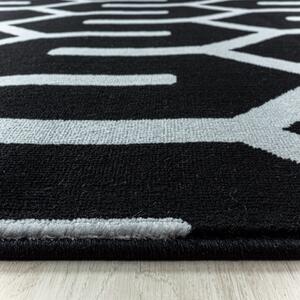 Ayyildiz Kusový koberec COSTA 3524, Černá Rozměr koberce: 80 x 250 cm