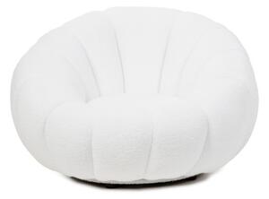 Křeslo DOUILL otočné, krémové TEDDY 869414