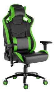 Herní židle RACING ZK-088 XL černo-zelená