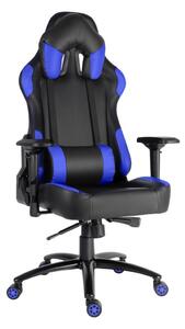 Herní židle RACING ZK-012 XL černo-modrá