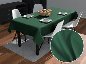 Biante Obdélníkový bavlněný saténový ubrus ST-014 Zelený 100x140 cm