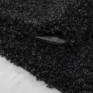 Ayyildiz Kusový koberec DREAM 4000, kulatý, Antracitová Rozměr koberce: 80 cm KRUH