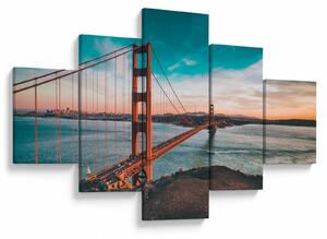 Obraz- Golden Gate, San Francisco (125x70 cm)