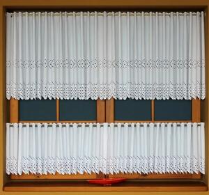 Metráž vitrážová záclona Floria - výška 40 cm