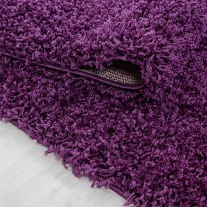 Ayyildiz Kusový koberec DREAM 4000, kulatý, Lila Rozměr koberce: 80 cm KRUH