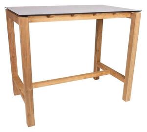 Stern Barový stolový rám Theo, Stern, obdélníkový 130x80 cm, teak, bez stolové desky