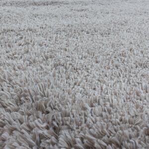 Ayyildiz Kusový koberec FLUFFY 3500, kulatý, Béžová Rozměr koberce: 120 cm KRUH