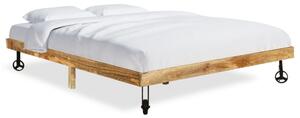 Rám postele masivní mangovníkové dřevo 200 x 200 cm