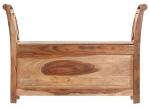 Lavice 103 x 33 x 72 cm masivní sheeshamové dřevo