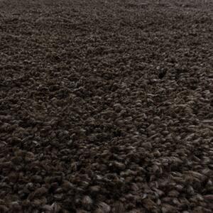 Ayyildiz Kusový koberec FLUFFY 3500, Hnědá Rozměr koberce: 80 x 150 cm