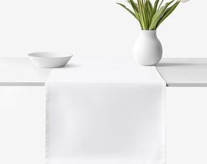 Goldea běhoun na stůl 100% bavlněné plátno - bílý 35x120 cm