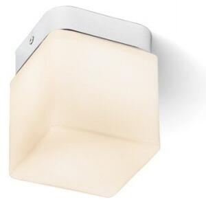 ESICA SQ stropní opálové sklo/chrom 230V LED 6W IP44 3000K - RED - DESIGN RENDL