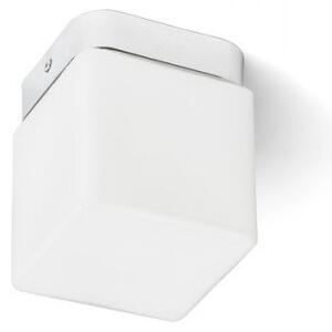 ESICA SQ stropní opálové sklo/chrom 230V LED 6W IP44 3000K - RED - DESIGN RENDL
