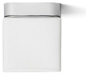 ESICA SQ stropní opálové sklo/chrom 230V LED 6W IP44 3000K - RED - DESIGN RENDL