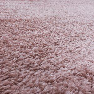 Ayyildiz Kusový koberec FLUFFY 3500, kulatý, Růžová Rozměr koberce: 80 cm KRUH