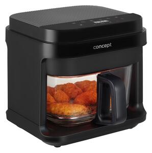 Concept FR5500 - Horkovzdušná fritéza GLASS & FAST 5,5 l 1200W/230V černá