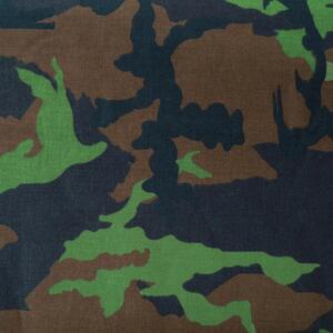 Metráž dekorační látka - hladká bavlna - Maskáč vzor 95 - zelený