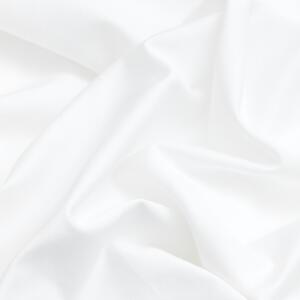 MARIELI Bílé prostěradlo z bavlněného saténu Monteverde Velikost prostěradla: 90 x 200 x 30 cm