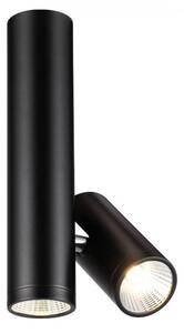 BOGARD TWIN stropní matná černá 230V LED 2x5W 40° 3000K - RED - DESIGN RENDL