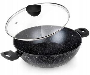 Tradiční pánev Vilde Black Line 28 cm granitová