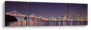 Obraz pohledu na San Francisco, California (170x50 cm)