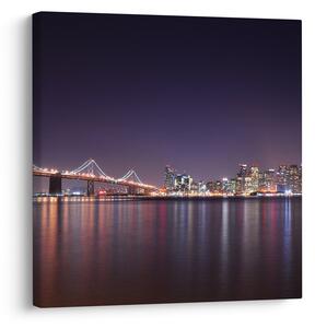 Obraz pohledu na San Francisco, California (30x30 cm)