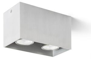 AGATE II stropní česaný hliník 230V GU10 2x35W - RED - DESIGN RENDL