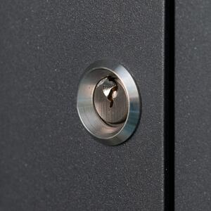 Hliníkové vchodové dveře FM Turen Premium P90 M310 BLACKLINE černá RAL9005