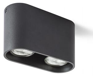 MANTOVA II stropní matná černá 230V GU10 2x35W - RED - DESIGN RENDL
