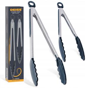 Deiss PRO Kuchyňské kleště na vaření, grilování, sada 2 ks 27 cm a 35 cm