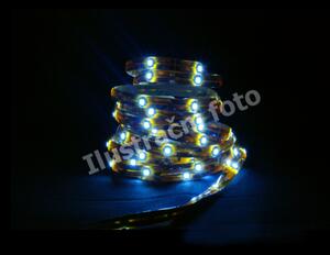 Schmachtl McLED LED pásek SMD3528 teple bílá, DC12V, IP54, 8mm, bílý PCB pásek, 30 led/metr 121.189.10.0