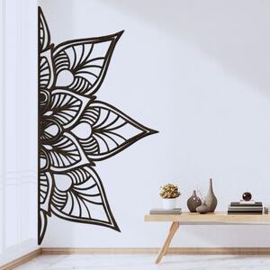 Dřevěná mandala k posteli KVET | Rozměry (cm): 90x46 | Zvolte barvu dekoru: Wenge