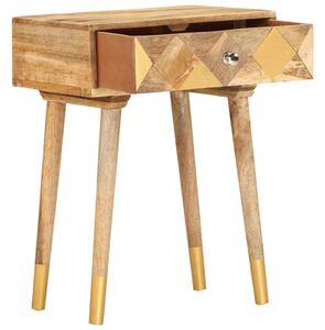 Noční stolek 43 x 30 x 58 cm masivní mangovníkové dřevo
