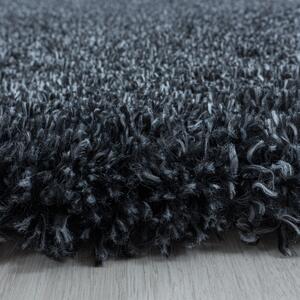 Ayyildiz Kusový koberec FLUFFY 3500, Antracitová Rozměr koberce: 80 x 150 cm
