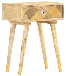 Noční stolek 43 x 30 x 58 cm masivní mangovníkové dřevo