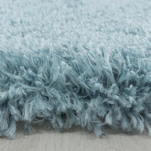 Ayyildiz Kusový koberec FLUFFY 3500, kulatý, Modrá Rozměr koberce: 80 cm KRUH