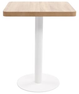 Bistro stolek světle hnědý 60 x 60 cm MDF