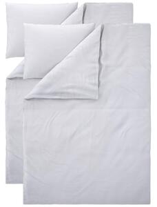 Livarno® Sada ložního povlečení s podílem lnu, 140 x 200 cm, 70 x 90 cm, 2dílná, bílá (800013628)